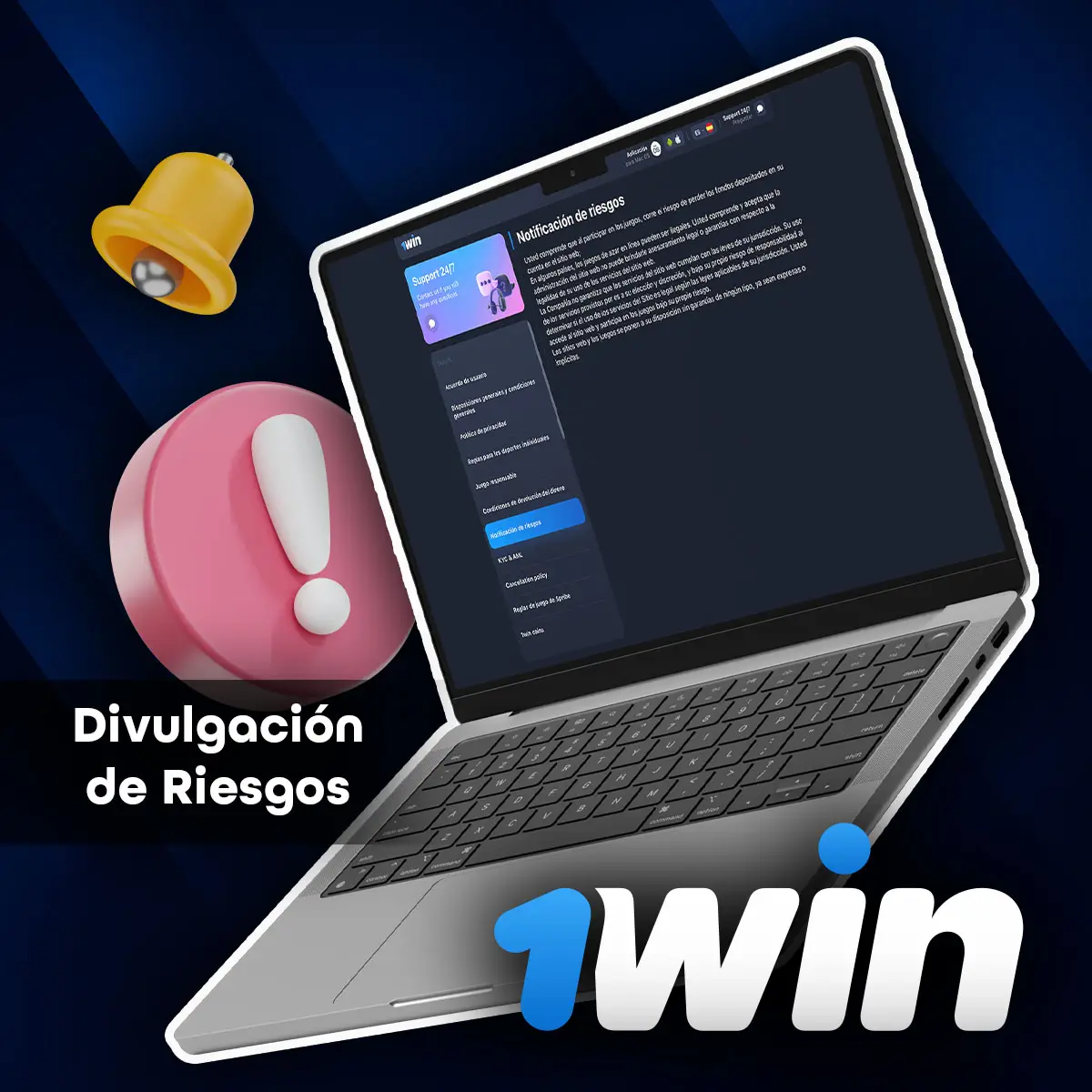 Responsabilidad por riesgos en 1win en México