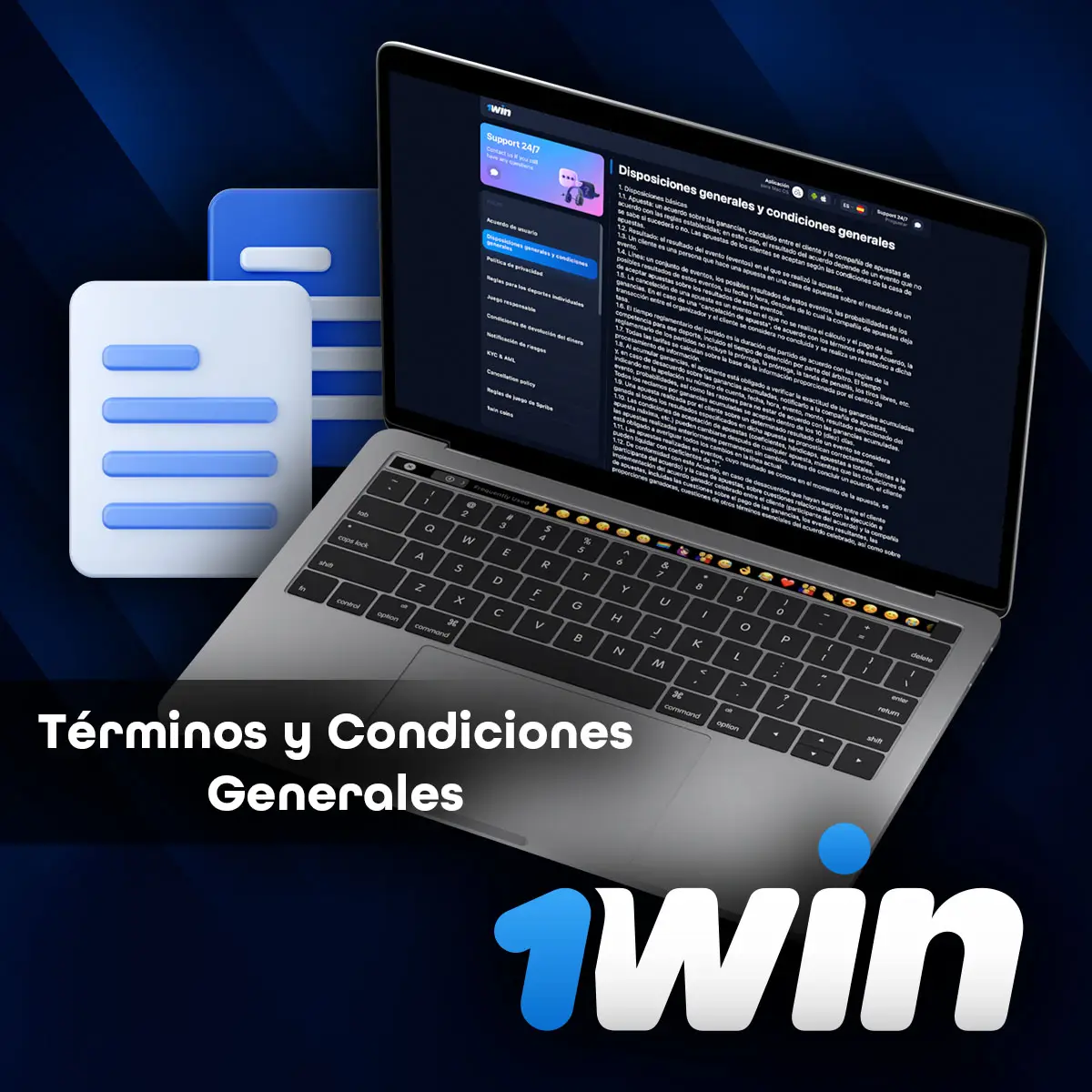 Condiciones generales de la casa de apuestas 1win